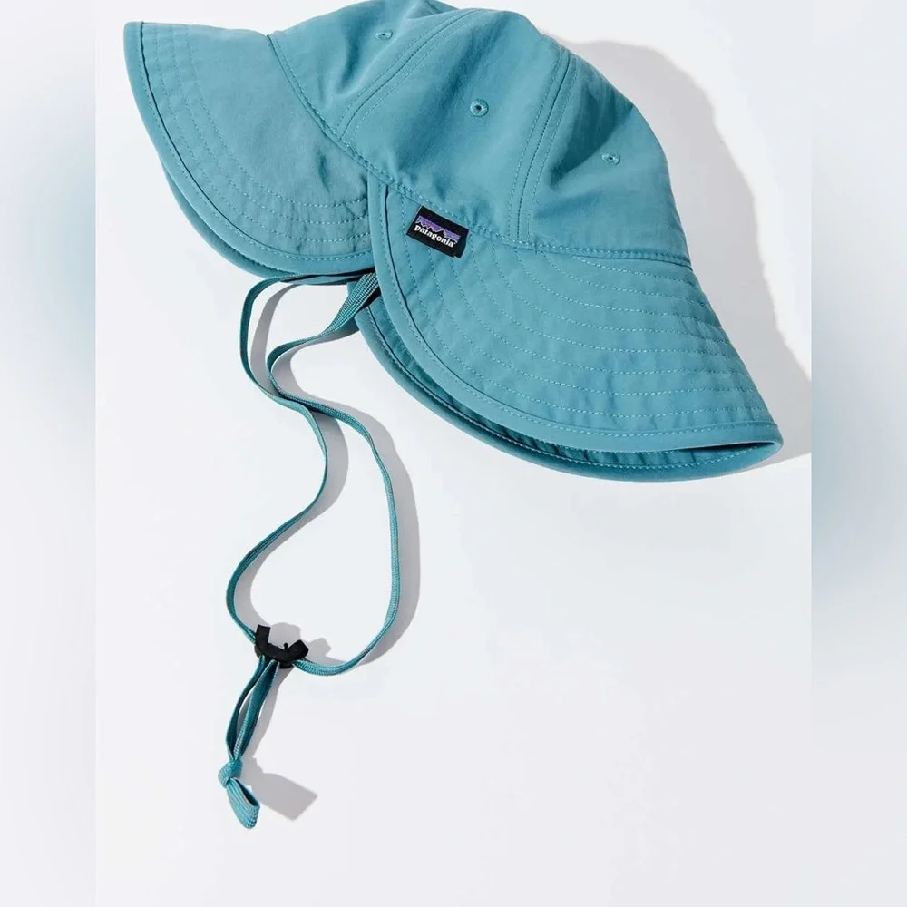 patagonia • hike bucket hat sun rain blue small outdoor urban outfitters - Picture 2 of 5